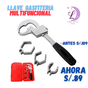 LLAVE MULTINFUNCIONAL DE GASFITERIA