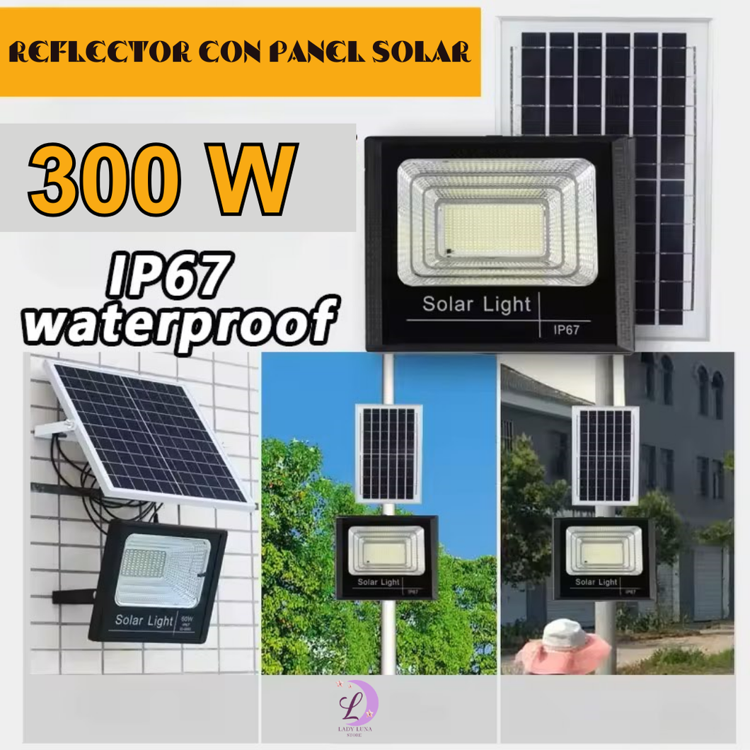 REFLECTOR 300 W CON PANEL SOLAR